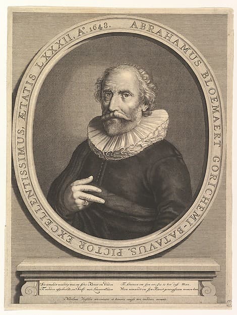Portrait of Abraham Bloemaert, by Nicolas Visscher I