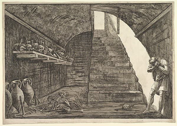 Prison Scene, by Francesco Piranesi