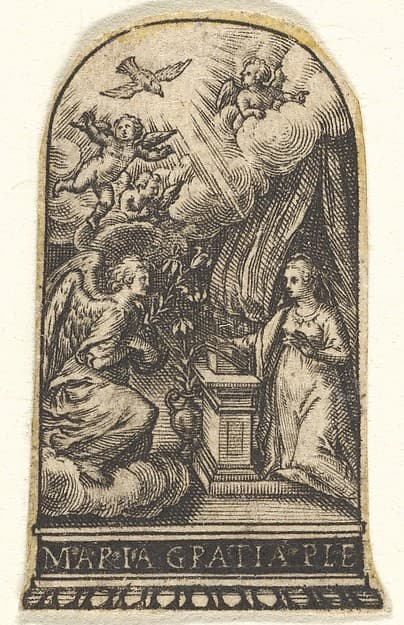 Annunciation, by Johann Theodor de Bry