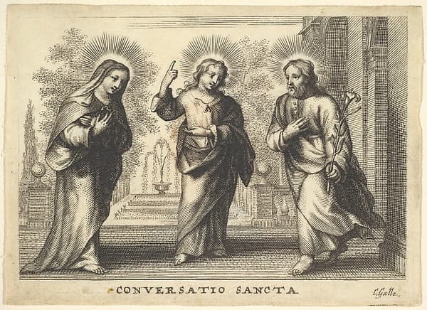 Conversatio Sancta, by Cornelis Galle II