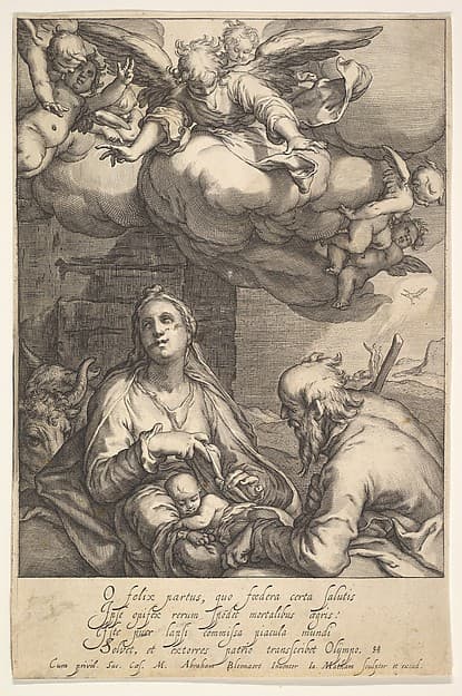 The Nativity, by Jacob Matham