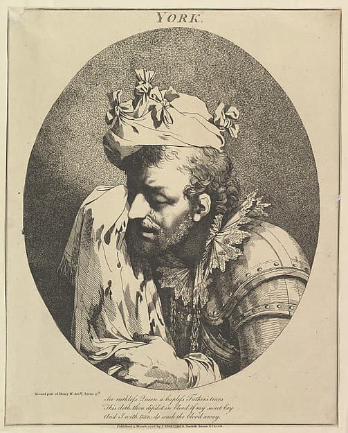 Duke of York, from "Twelve Characters from Shakespeare", by John Hamilton Mortimer