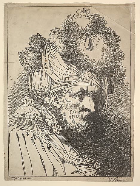 Oriental Head, by Charles Heath
