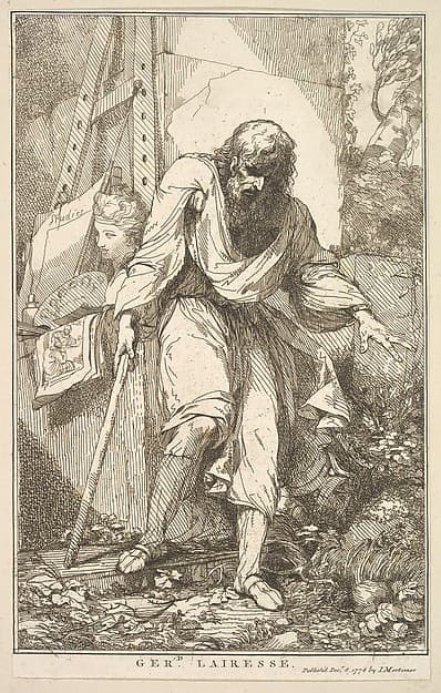 Gerard Lairesse, from "Fifteen Etchings Dedicated to Sir Joshua Reynolds", by John Hamilton Mortimer
