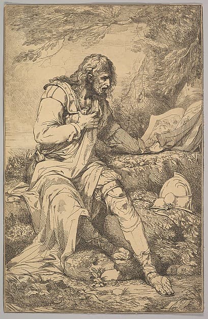 Salvator Rosa, from "Fifteen Etchings Dedicated to Sir Joshua Reynolds", by John Hamilton Mortimer