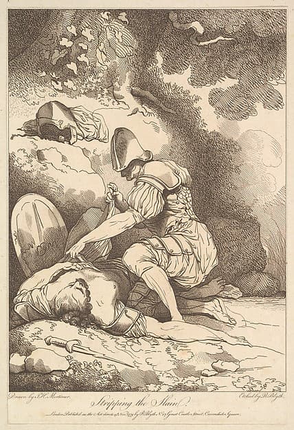 Stripping the Slain, from "Banditti Variously Employed", by Robert Blyth