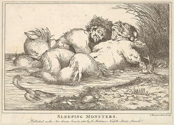 Sleeping Monsters, by John Hamilton Mortimer