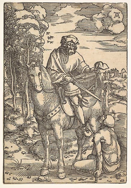 Saint Martin on Horseback, by Hans Baldung (called Hans Baldung Grien)