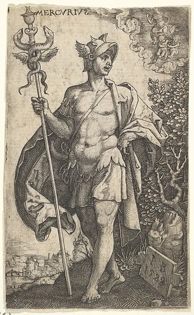 Mercury, from "The Gods Who Preside Over the Planets", by Master I.B.