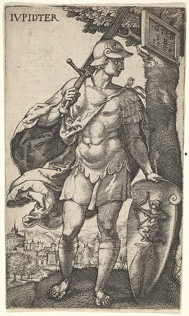 Jupiter, from "The Gods Who Preside Over the Planets", by Master I.B.