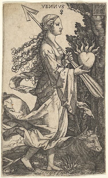 Venus, from "The Gods Who Preside Over the Planets", by Master I.B.