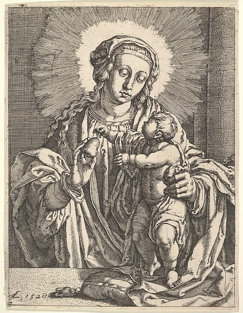 Virgin and Child, by Simon Wynhoutsz Frisius
