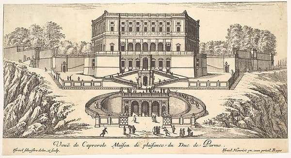 View of Caprarola, from "Fifteen Views of Italy and France", by Israel Silvestre