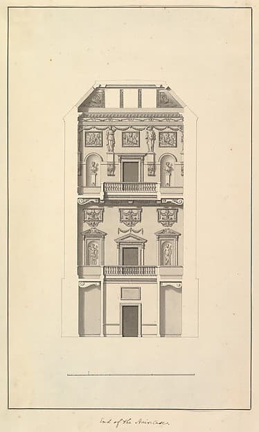 End of Staircase, Houghton Hall, Norfolk, by Isaac Ware