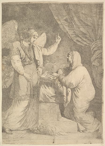 The Annunciation, by Jean Jacques Lagrenée