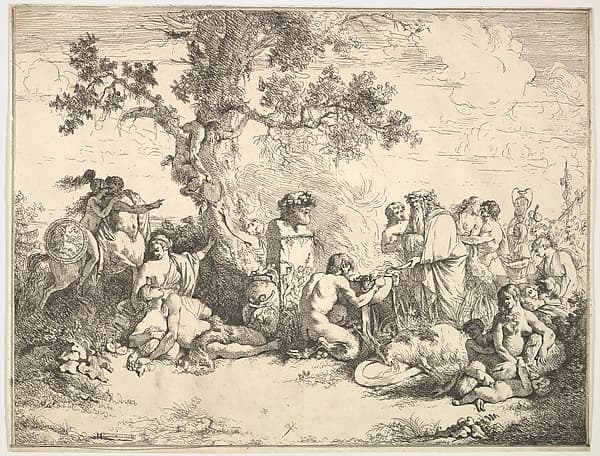 Sacrifice to Pan, by Jean Jacques Lagrenée