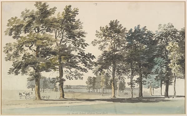 The Moat Island, Windsor Great Park, by Thomas Sandby