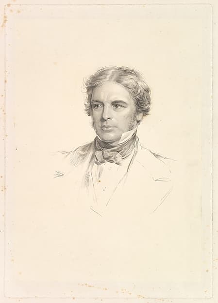 Portrait of Michael Faraday, by George Richmond