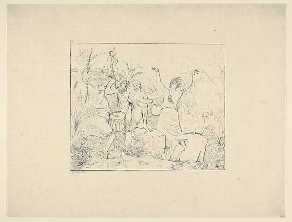"Free Negroes in Hayti" (from Confederate War Etchings), by Adalbert John Volck