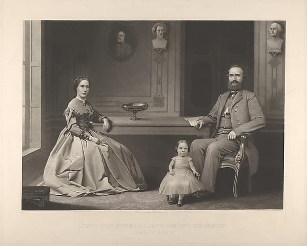 Lieutenant General Thomas J. Jackson and His Family ("Stonewall Jackson"), by William Sartain