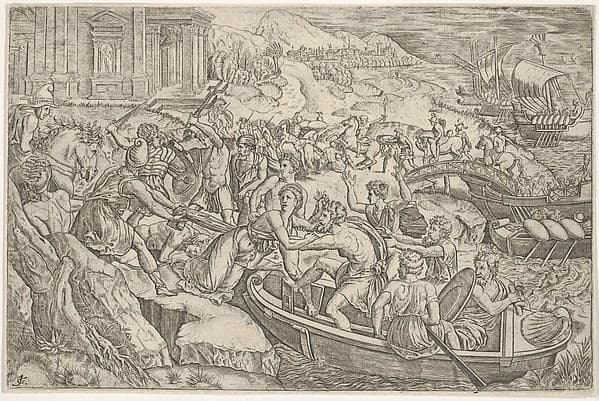 Abduction of Helen, by Anonymous, French, 16th century