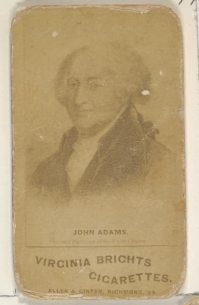 John Adams, from the Presidents of the United States series (N51) for Virginia Brights Cigarettes, by Allen & Ginter