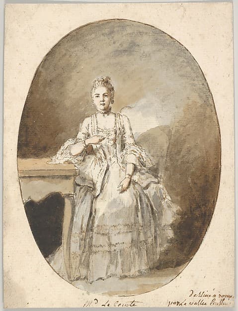 Portrait of Marguerite Le Comte, by Etienne de Lavallée-Poussin