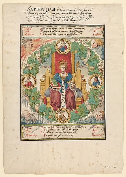 Philosophy Enthroned, by Virgil Solis