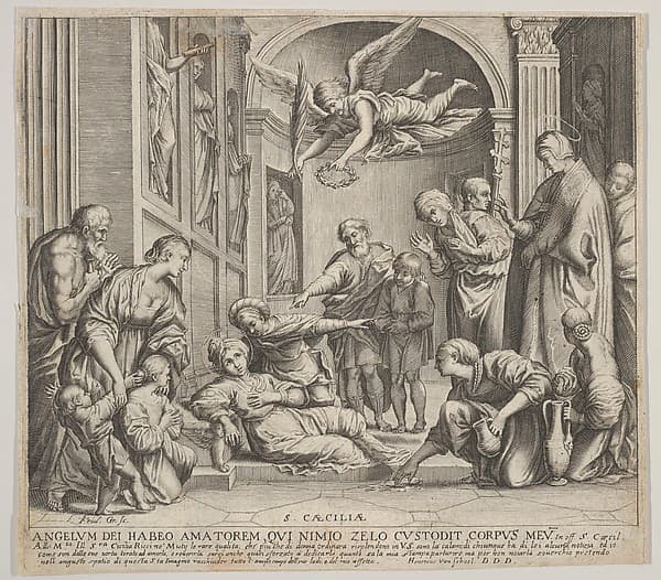 The Death of St. Cecilia, by Johann Friedrich Greuter