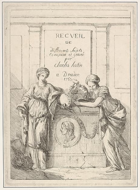 Recueil de Différents Sujets composés et gravés par Charles Hutin à Dresden, by Charles Hutin