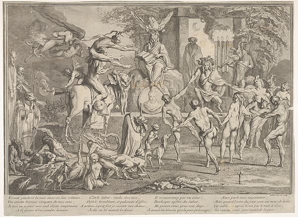 Witches' Sabbath, from "The Sabbaths" (Les Sabbats), by Claude Gillot