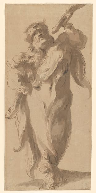 Samson (or Hercules?), by Jacques Bellange
