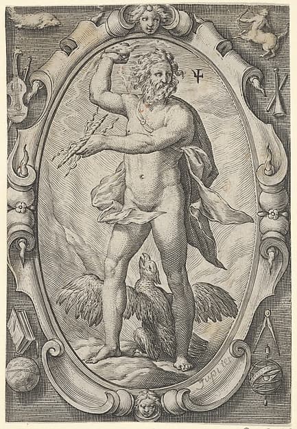 Jupiter, from "The Planets", by Jacob Matham