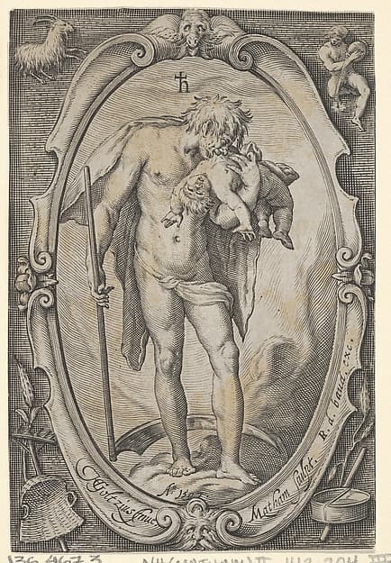 Saturn, from "The Planets", by Jacob Matham