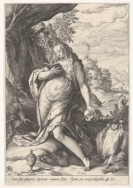 Saint Mary Magdalen Penitent, by Hendrick Goltzius