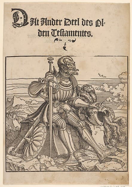 Joshua, from De Biblie uth der uthlegginge Doctoris Martini Luthers, by Erhard Altdorfer