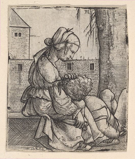 Samson and Delilah, by Albrecht Altdorfer