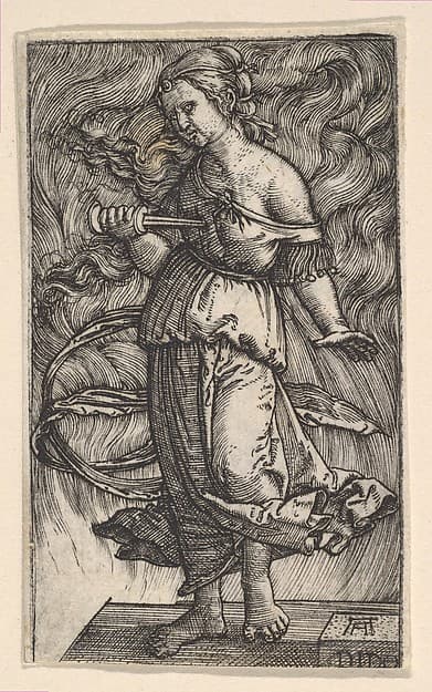 Dido Killing Herself, by Albrecht Altdorfer