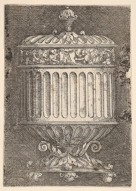 Covered Goblet with Three Feet, by Albrecht Altdorfer
