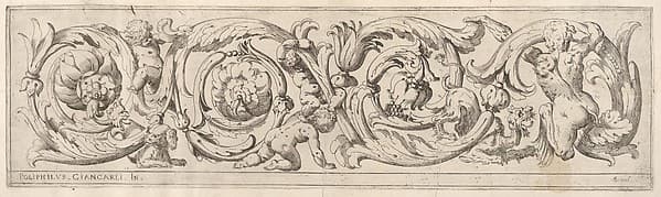 Disegni Varij di Polifilo Zancarli (Friezes), by Polifilo Giancarli
