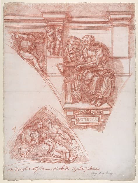 The Cumaean Sibyl (after Michelangelo), by Jean Robert Ango