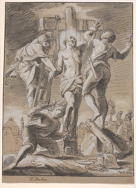 Christ Nailed on the Cross, by Paul Decker the Younger