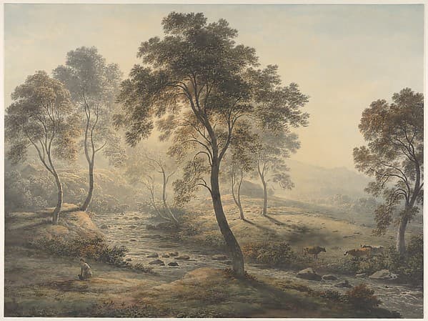 Early morning near Loch Katrine in the Trossachs, Scotland, by John Glover