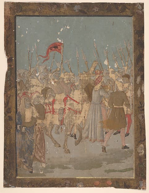 The Bearing of the Cross, from Life of the Virgin and Christ, by Francesco Rosselli