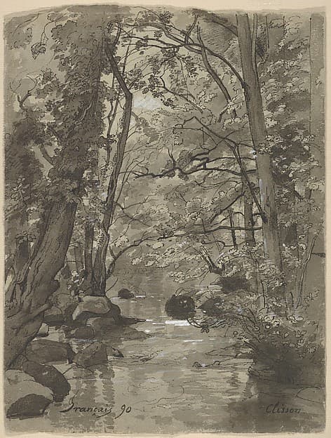 Forest at Clisson, by François-Louis Français