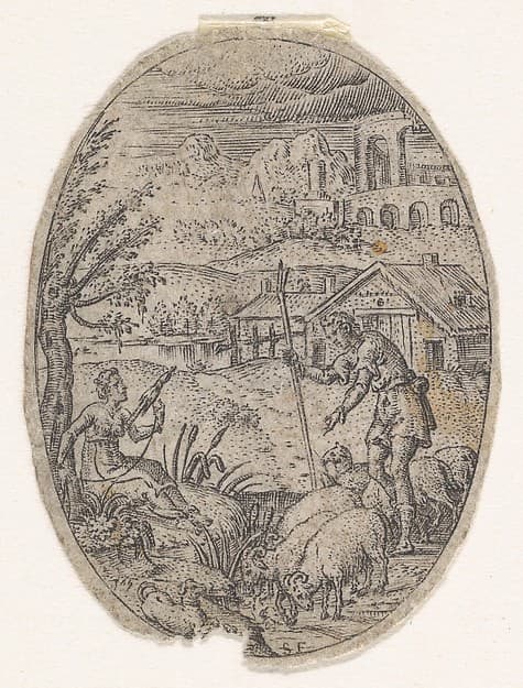 Shepherds, by Etienne Delaune