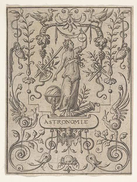 Astronomy (Astronomie), by Etienne Delaune