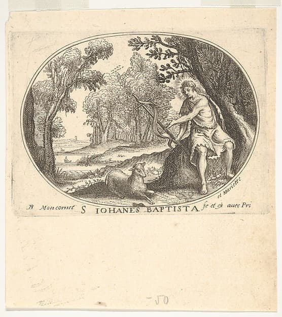 Saint John the Baptist, by Balthazar Moncornet