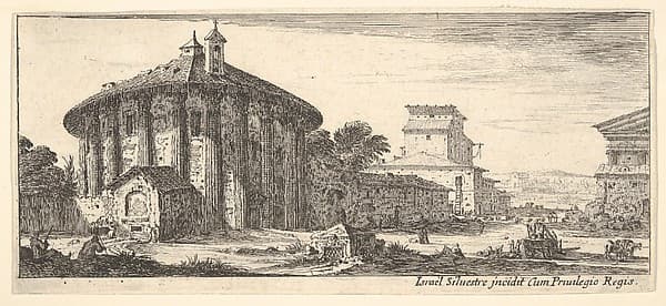 Tempio del Sole (Temple of Cybele in the Piazza della Bocca della Verità), by Israel Silvestre