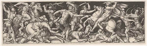 Plate from "Combats et Triomphes", by Etienne Delaune